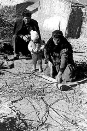 Azerbaijani refugee woman