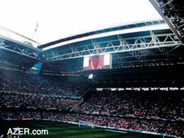 Azeri Youth Participate at Soccer Match in Wales