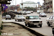 Traffic in Baku